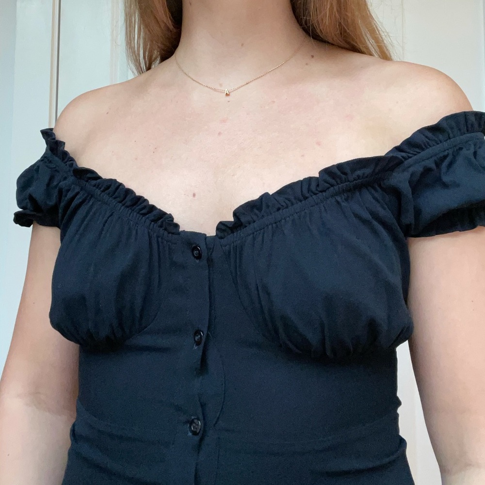 LA Hearts Black Mini Dress - Picture 2 of 3